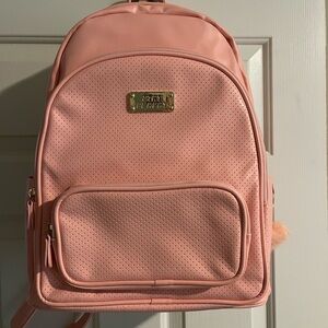 Megan Plays Stay Peachy backpack